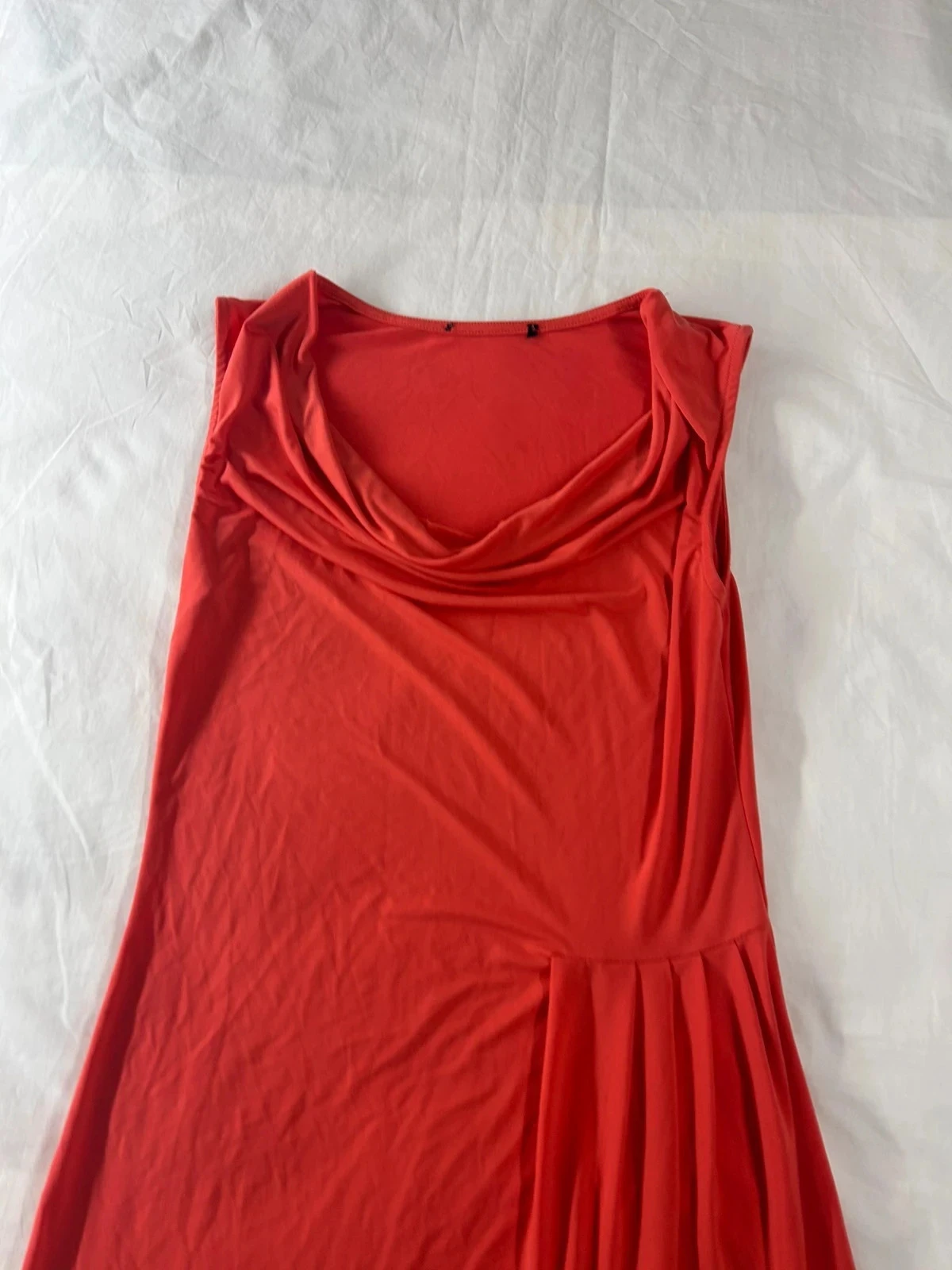 Vestido largo rojo vintage – photo 3